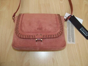 Steffen Schraut Umhänge tasche Wild leder NEU Handtasche Damen braun rose Velour - Bild 1 von 9