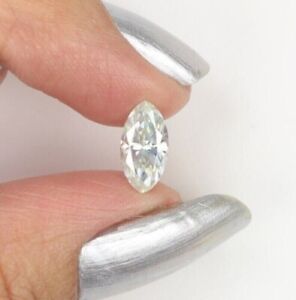 Natural White Diamond Marquise Cut 0.50 Ct VVS1 D Grade Loose Gemstone