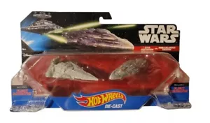 2015 Hot Wheels Star Wars Starship Star Destroyer vs. Mon Calamari Cruiser MOC - Picture 1 of 1