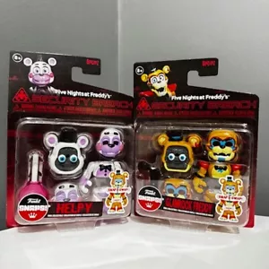 Funko Snaps! Glamrock Freddy & Helpy Bundle Set Lot FNAF Brand New Five Nights - Picture 1 of 6