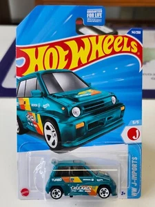 Honda City Turbo II Hot Wheels #141/250 HW J-Imports '85 en Dk. Verde azulado - Imagen 1 de 3