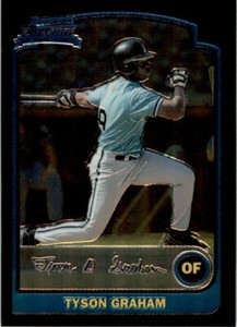 2003 BOWMAN CHROME - RC #223 TYSON GRAHAM FLORIDA MARLINS