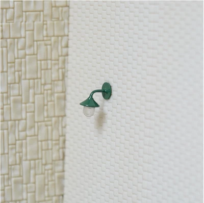 12 x OO / HO scale street bracket light model wall lamp posts LED building #R20 - Image 1 of 4