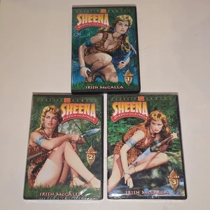 Sheena Queen Of The Jungle Volume 1-3 DVD Set Irish McCalla - NEW / LIKE NEW - Imagen 1 de 2