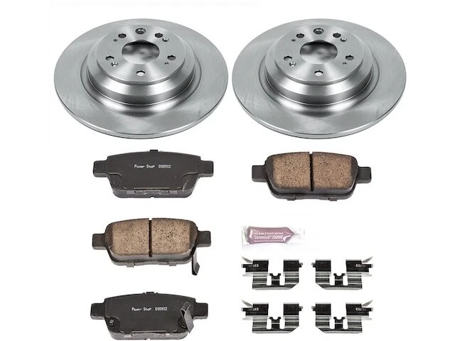 Kit de pastillas de freno trasero y rotor 71TKKV17 para Acura TL 2010 2009 2011 2012 2013 2014 Foto 1 de 1