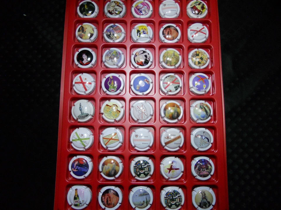 lot de capsules de champagne de castellane - Photo 1/1