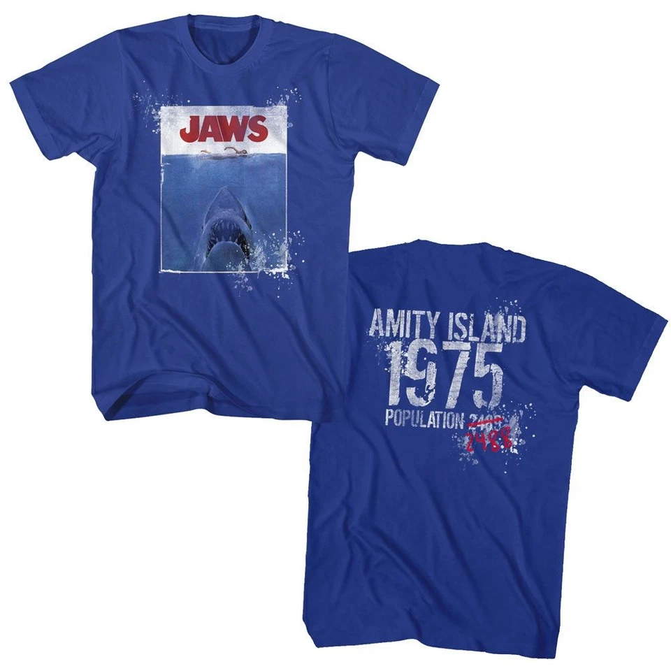 Jaws - 1975 - Short Sleeve - Adult - T-Shirt - Image 1 of 1
