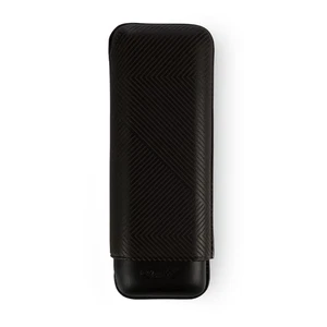 Davidoff Etui XL-2 Leder schwarz Blatt  - Bild 1 von 2