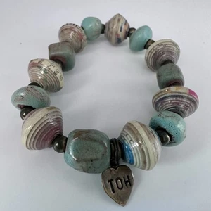 Trades of Hope Wrap Bracelet Tribe Made Paper Jewelry - Picture 1 of 4