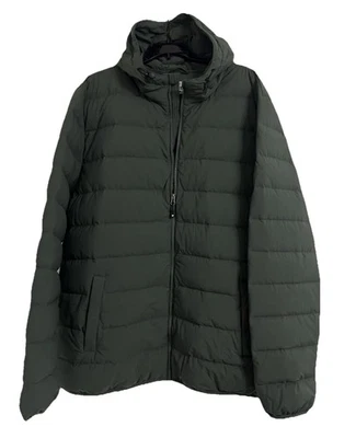 32 Degree Ultra Light Down Jacket Men 2XL Hooded Puffer Lightweight Coat Green - Image 1 of 4