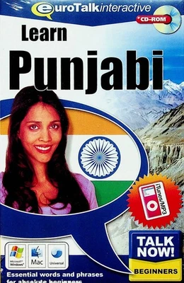 eurotalk Punjabi Beginners Talk Now! CD-ROM learning language Indian - Image 1 of 3