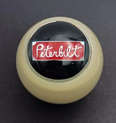 Peterbilt Trucks Semi camión Hanco estilo carretera marfil perilla de cambio Foto 1 de 2