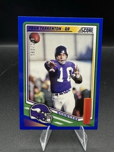 2025 Panini Score Fran Tarkenton #98 SHOWCASE /250 Minnesota Vikings - Bild 1 von 3