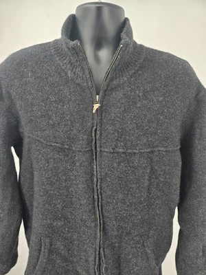 Smartwool Jacket Men’s XL Black Full Zip Long Sleeve Wool Thermal Outdoor - Image 1 of 4