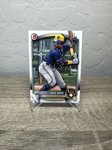2025 Bowman Jesus Made 1° #BP-66 Milwaukee Brewers - Foto 1 di 1