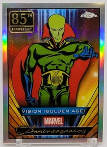 🔥2025 Topps Chrome Marvel Vision (Golden Age) Anniversaries #MA-1🔥 - Picture 1 of 3