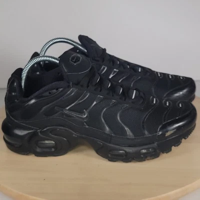 Nike Air Max Plus Zapatos GS Juveniles 6.5Y Mujeres 8 Negras Tenis Atléticos CD0609-001 Foto 1 de 4