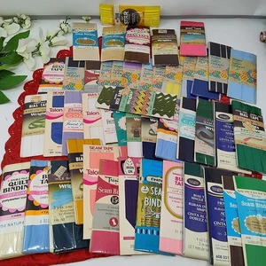 Lote 40 Plus Costura De Colección Wright Abrigos Garra Sesgo Cinta Costura Encuadernación Gran Variedad - Imagen 1 de 17