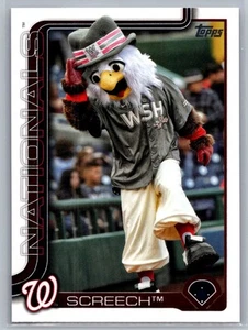 2025 Topps #M-25 Screech Mascots - Picture 1 of 2
