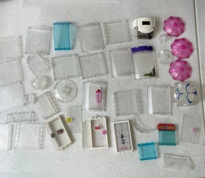 Lote de 37 peças Lego escudos peças de janela cúpulas • painel transclaro GC - Imagem 1 de 4