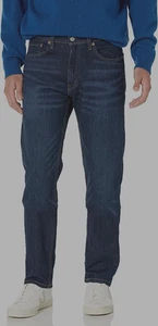 Pantalones de mezclilla elásticos para hombre Levis Strauss 505, azul, W30 L29 - Imagen 1 de 2