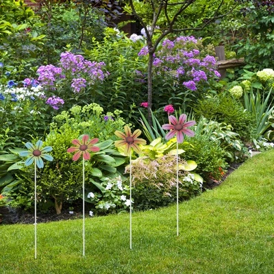  4 Pcs Dekorative Gartenstecker Gartenstab Gartendekorationen Gartenpfahl - Bild 1 von 4