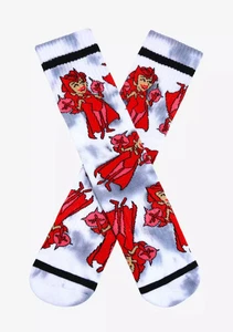 Marvel WandaVision Scarlet Witch Cartoon Allover-Druck Batik Crew-Socken - Bild 1 von 6