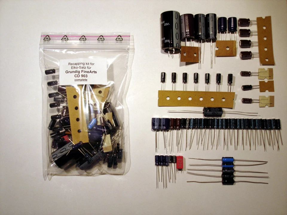 GRUNDIG FINE ARTS CD 903 komplett Elkos all complete recap caps recapping kit - Bild 1 von 1