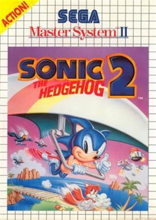 Sonic The Hedgehog 2 - Sega Master System Action Adventure Video Game Boxed - Image 1 of 1