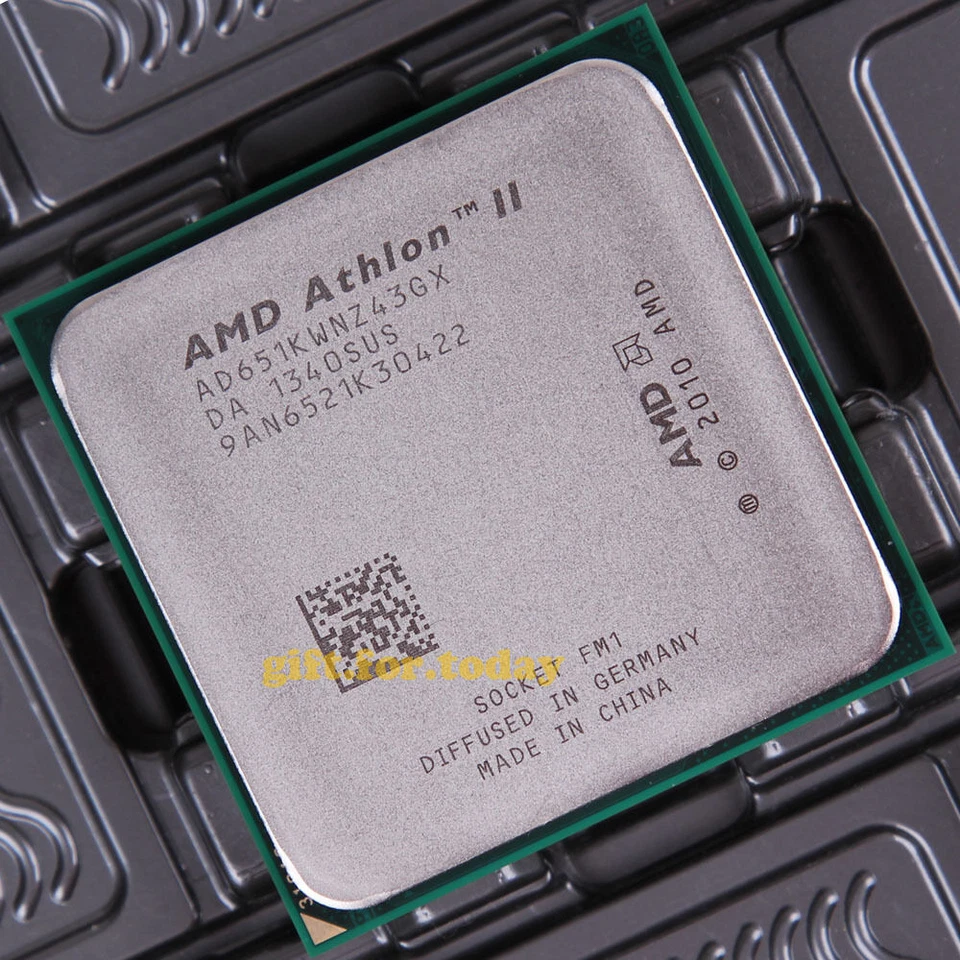 AMD Athlon II X4 651K 3 GHz Quad-Core Processor CPU Socket FM1 AD651KWNZ43GX - Image 1 of 1