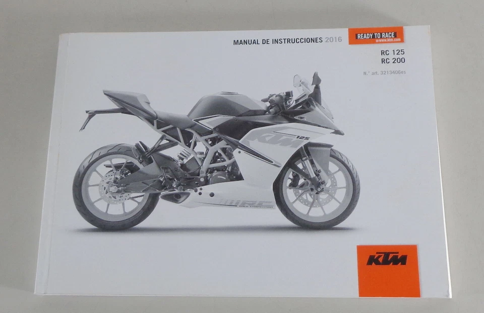 Manuale Di Istruzioni KTM RC 125 / 200 Di 11/2015 - Immagine 1 di 1