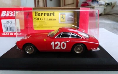 BEST MODEL 1:43 FERRARI 250 GTL TAORMINA/TOCCI TARGA FLORIO 1964 NUOVA CON BOX - Immagine 1 di 4