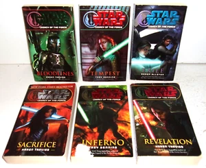 6 Bücher aus der Star Wars Legacy of the Force Serie Revelation, Inferno, Exil - Bild 1 von 3