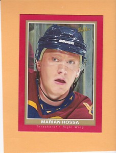 MARIAN HOSSA #6 2005 06 BEE HIVE RED PARALLEL OTTAWA SENATORS NM-MT