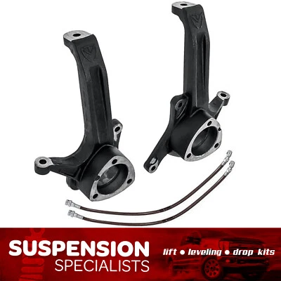 3.5" Front Lift Leveling Spindles Kit For 2003-2008 Dodge Ram 2500 3500 2WD Foto 1 de 4