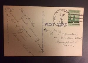 Mount Mansfield VT Postkarte DPO Poststempel 1941 - Bild 1 von 2