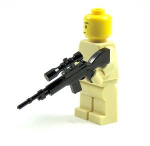 5 Custom Waffen Scharfschützengewehr Gewehr für LEGO® Figur SWAT Polizist Soldat