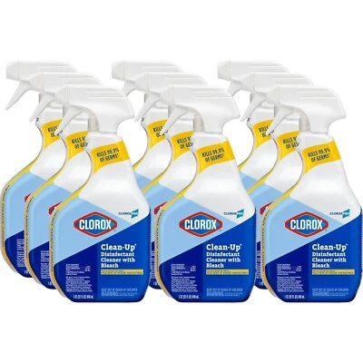 Clean-Up Disinfectant Cleaner with Bleach Spray, 32 Ounces Each (Pack of 9) - Image 1 of 4
