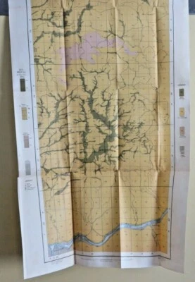 Mapa antiguo 1902 Lewiston Idaho área Moscú Howell Genesee Spalding #13185 Foto 1 de 4