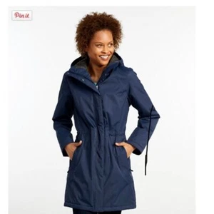 L.L. Bean Women's Winter Coat Jacket, x small blue - Picture 1 of 15