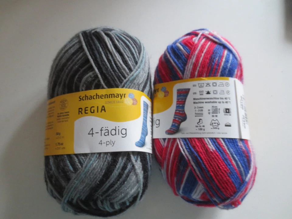 50g Wolle Sockenwolle Sockengarn Strumpfgarn Regia , Color, 4fädig (75€ /kg) - Bild 1 von 1