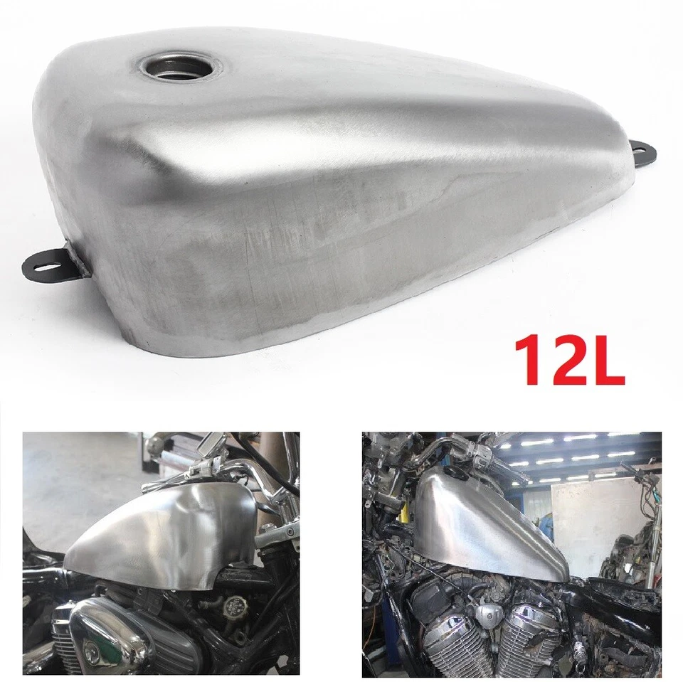 12L Serbatoio di combustibile del gas acciaio per HONDA steed 400 Shadow VT 600 - Immagine 1 di 4