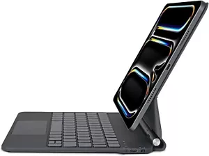 Magic Keyboard für iPad Pro 13 Zoll (M4) 2024, Easy-Set Magnetische Tastatur Hülle w - Bild 1 von 6
