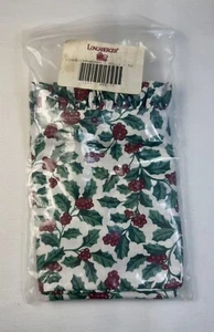 Longaberger 1995 CHRISTMAS CRANBERRY Liner Holly - Picture 1 of 2