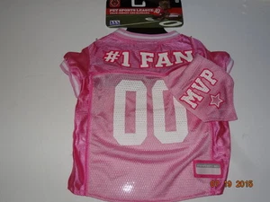 Pets First Fußball Trikot "#1 FAN" rosa, mit passendem Bandana, XS - Bild 1 von 2