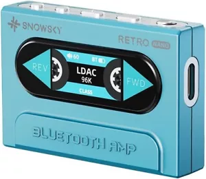 FiiO/Snowsky Retro Nano Bluetooth USB DAC AMP w/3.5mm & 4.4mm Output (Blue) - Picture 1 of 9
