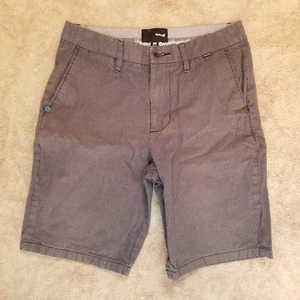 Pantalones Cortos Chinos Hurley Para Hombre Gris Oscuro Rayas Talla 30 - Imagen 1 de 18