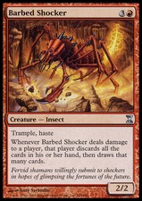 Magic the Gathering MTG Barbed Shocker (144) Time Spiral   NM