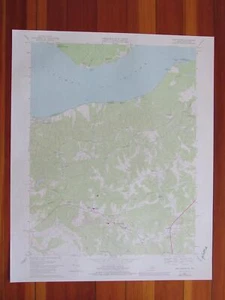 King George Virginia 1978 Original Vintage USGS Topo Karte - Bild 1 von 1