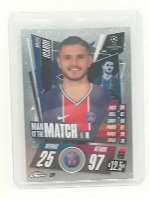 Mauro Icardi Topps Chrome Match Attax UEFA Champions League Paris Saint-Germain - Image 1 of 2